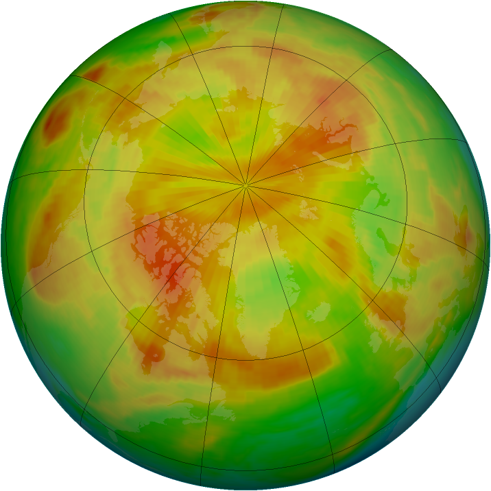 Arctic ozone map for 08 May 1983